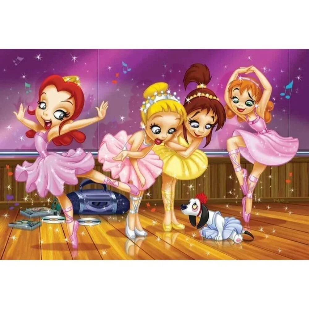 Eurographics Ballet Go Girls Go! 100 Piece Jigsaw Puzzle
